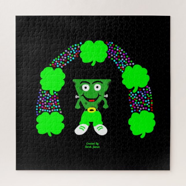 Rompecabezas de St. Patrick's FrankenCheese (Vertical)
