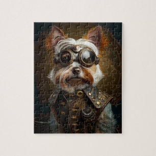 Rompecabezas de Steampunk Yorkie