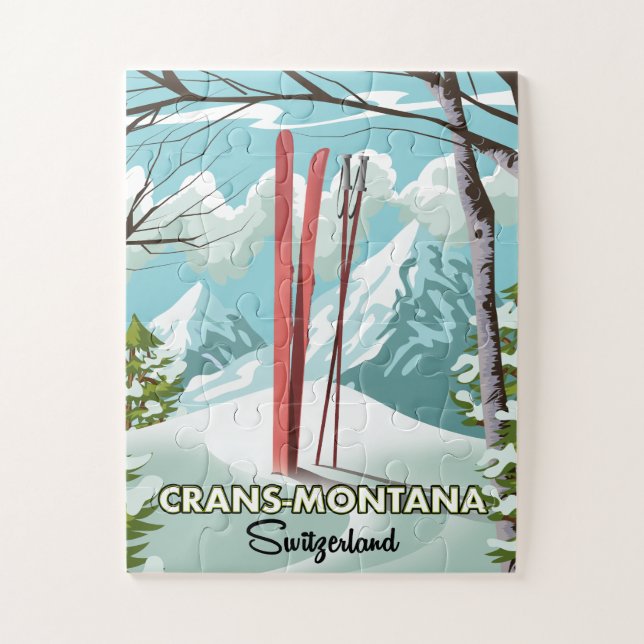 Rompecabezas de Suiza (Vertical)