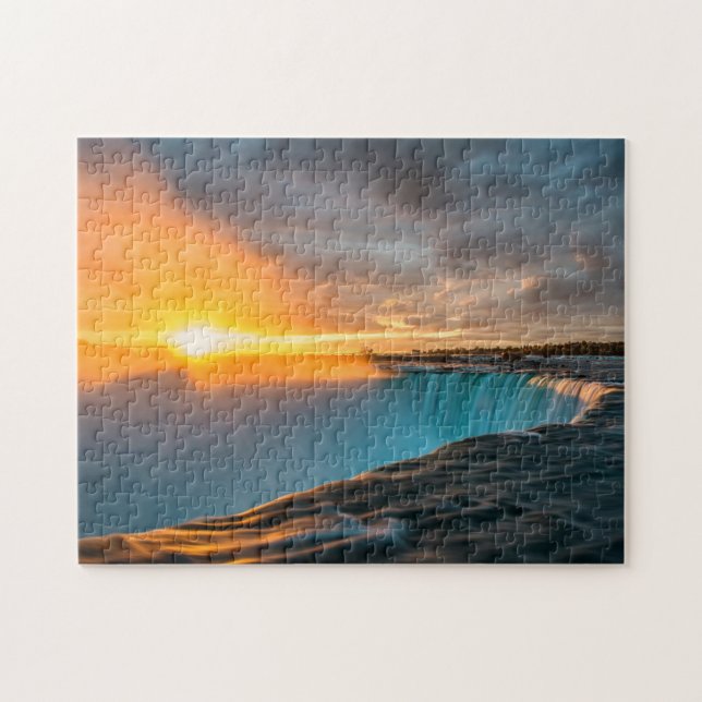 Rompecabezas de Sunset Falls (Horizontal)