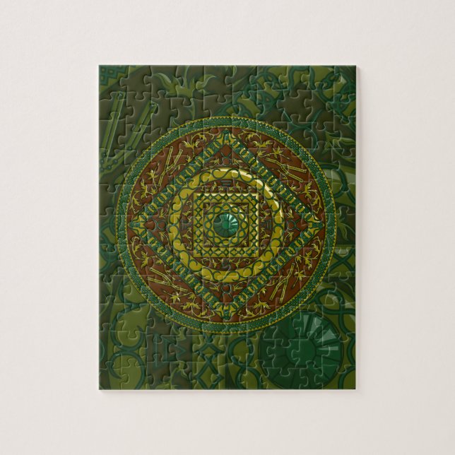 Rompecabezas de Taurus Mandala (Vertical)