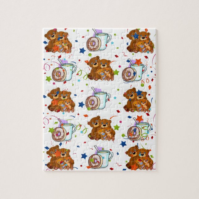 Rompecabezas de Teddy Bear Jigsaw (Vertical)