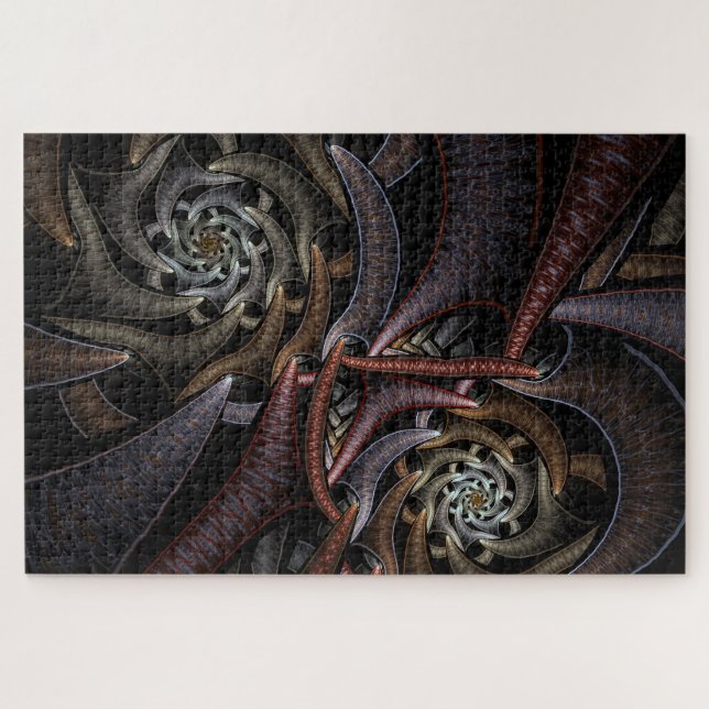 rompecabezas de tejido espiral (Horizontal)