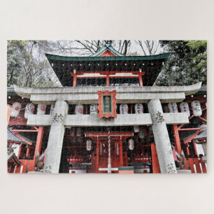 rompecabezas de templo shinto