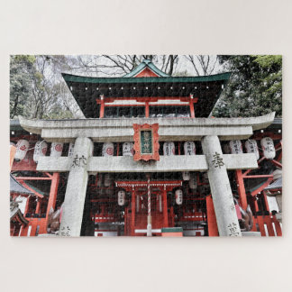 rompecabezas de templo shinto