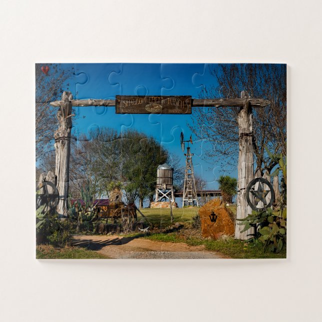 Rompecabezas de Texas Ranch Jigsaw (Horizontal)
