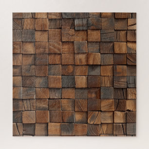 Rompecabezas de textura de madera
