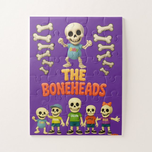 Rompecabezas de The Boneheads™ - Con Baby (Vertical)