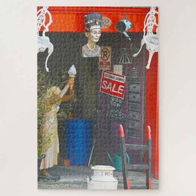 Rompecabezas de tienda de antigüedades Clonakilty  (Vertical)