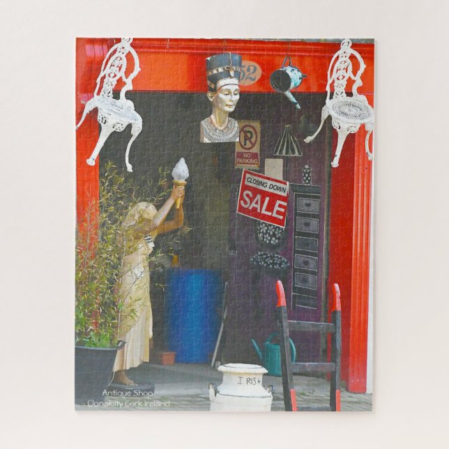 Rompecabezas de tienda de antigüedades Clonakilty  (Vertical)