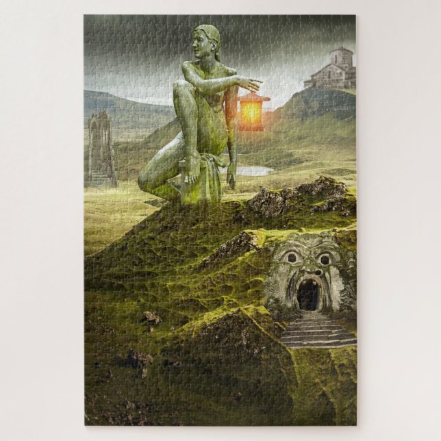 rompecabezas de tierra de fantasía (Vertical)