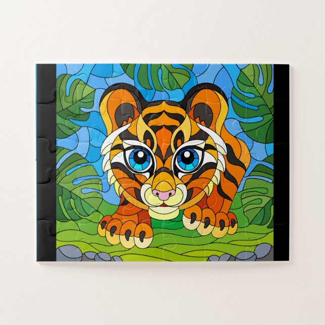 Rompecabezas de tigre (Horizontal)