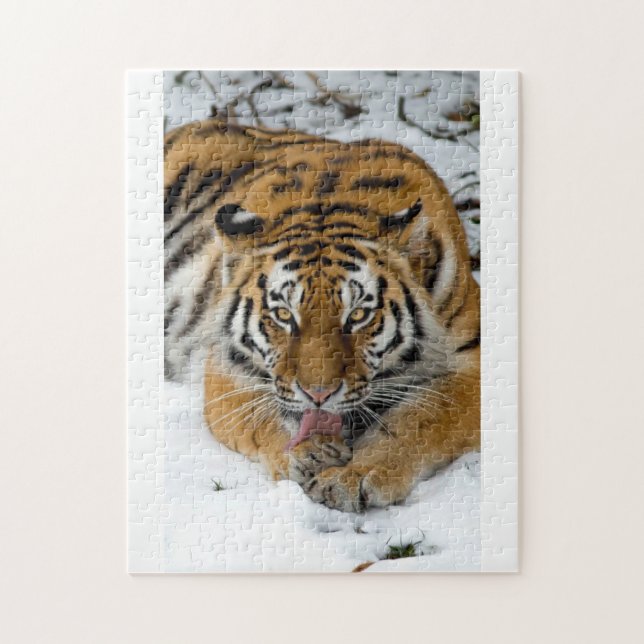 Rompecabezas de tigres (Vertical)