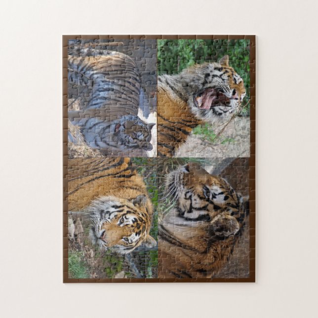 Rompecabezas de tigres (Vertical)