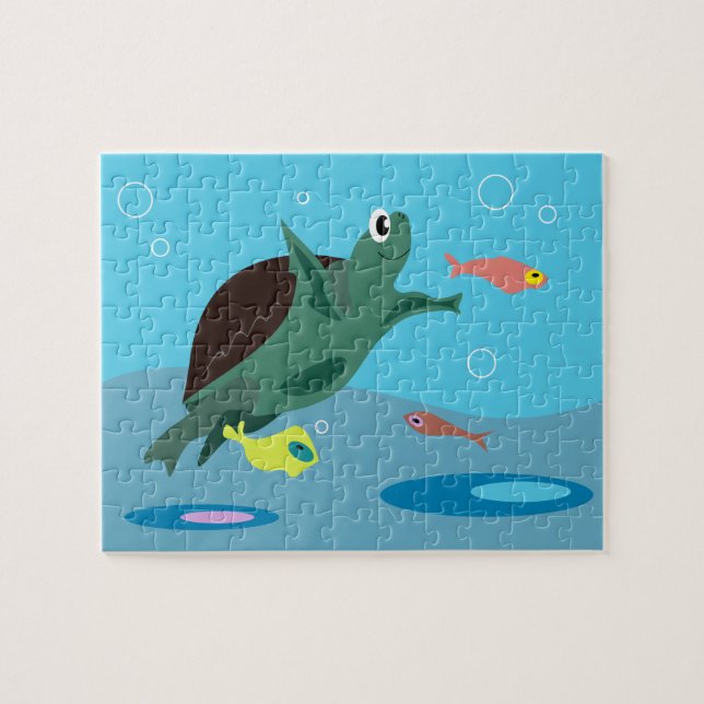 Rompecabezas de tortuga (Horizontal)