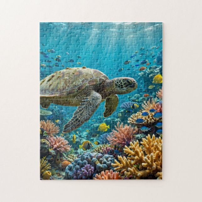 Rompecabezas de Tortuga Marina (Vertical)