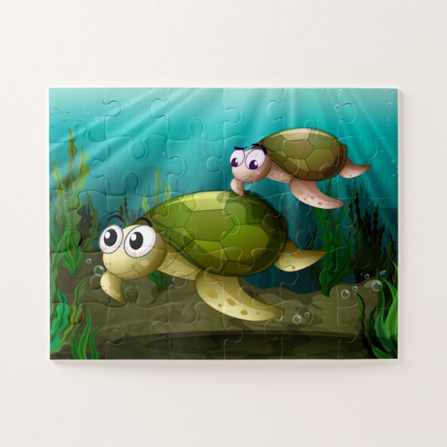 Rompecabezas de tortugas (Horizontal)