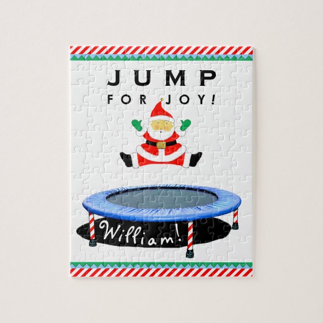 Rompecabezas de trampolín de Navidad (Vertical)