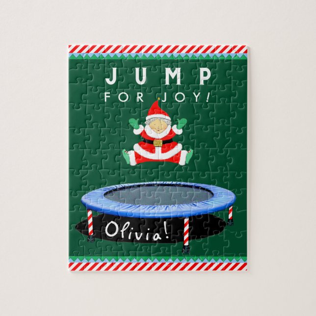 Rompecabezas de trampolín de Navidad (Vertical)