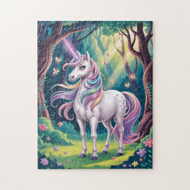 Rompecabezas de Unicornio Mágico (Vertical)