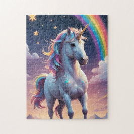 Rompecabezas de unicornio y arcoiris