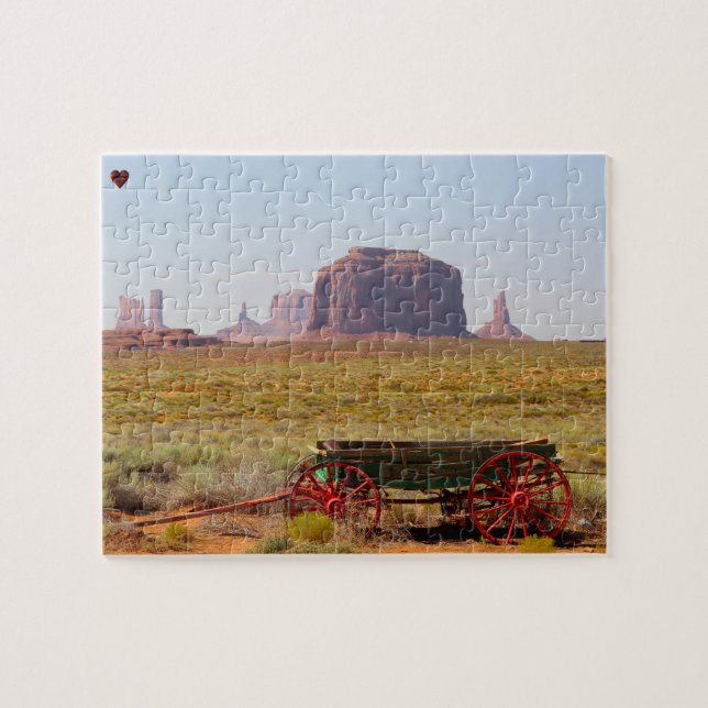 Rompecabezas de Utah Jigsaw en el Valle del Monume (Horizontal)
