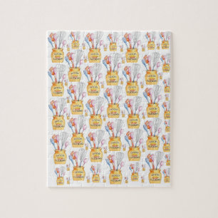 Rompecabezas de utensilios de buena cocina Daisy