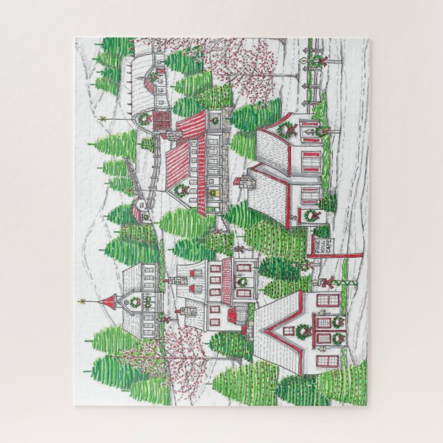 Rompecabezas de vacaciones de cosecha de mano (Vertical)