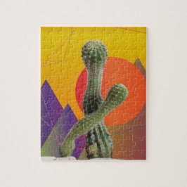 Rompecabezas de verano con caja de regalo