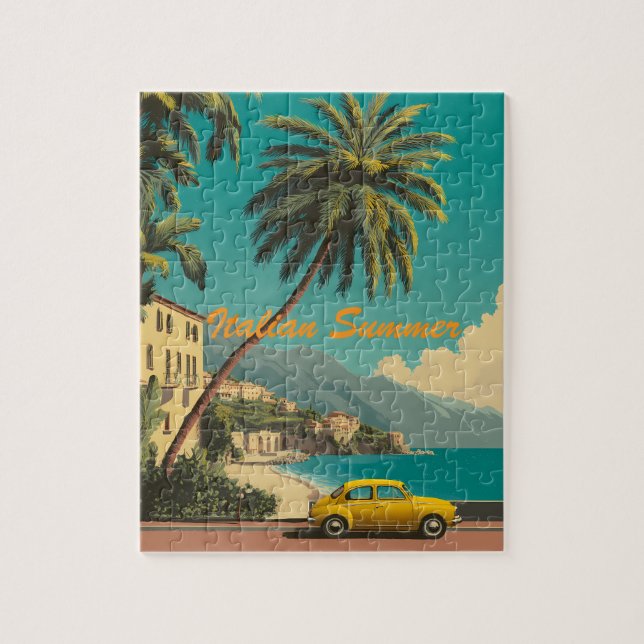 Rompecabezas de Verano Italiano Vintage – La Dolce (Vertical)