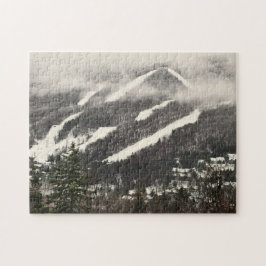 Rompecabezas de Vermont de la nieve del soporte