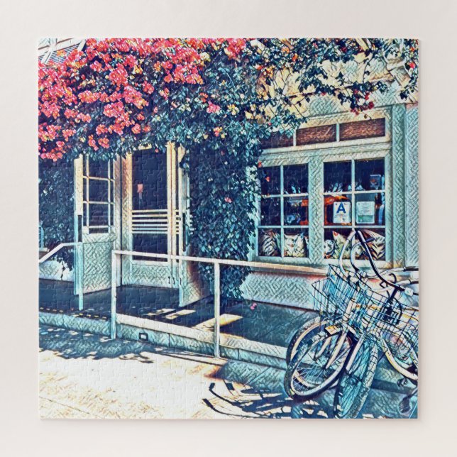 Rompecabezas de viaje escénico de Santa Mónica Cal (Vertical)