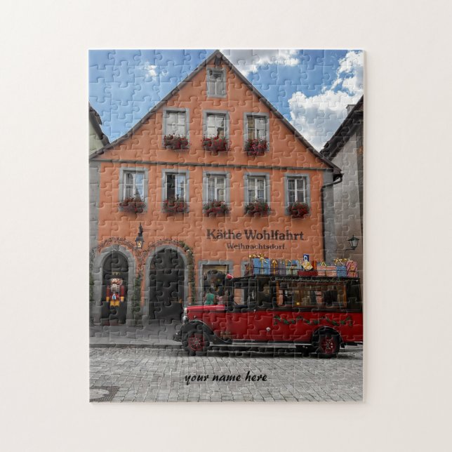 Rompecabezas de viaje personalizado de Alemania (Vertical)