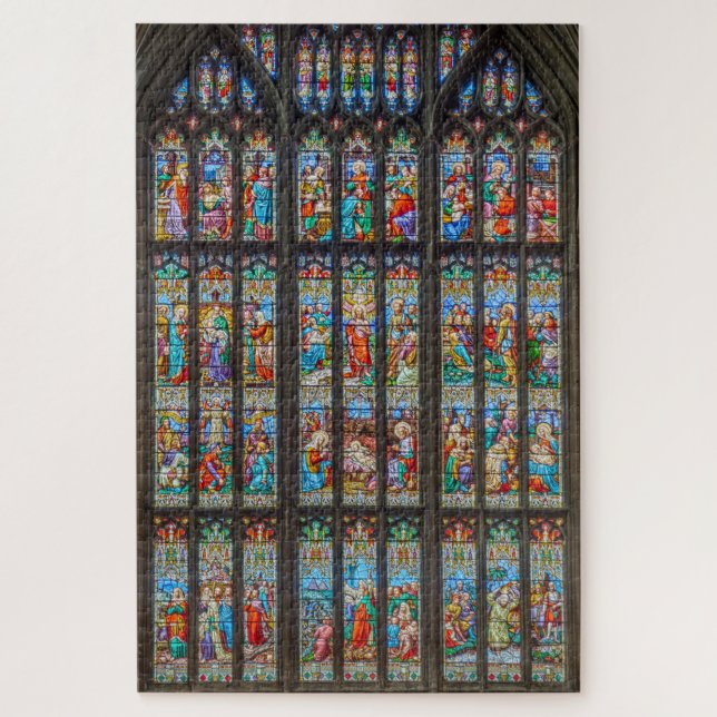 Rompecabezas de vidrio manchado grande 1014 pc (Vertical)