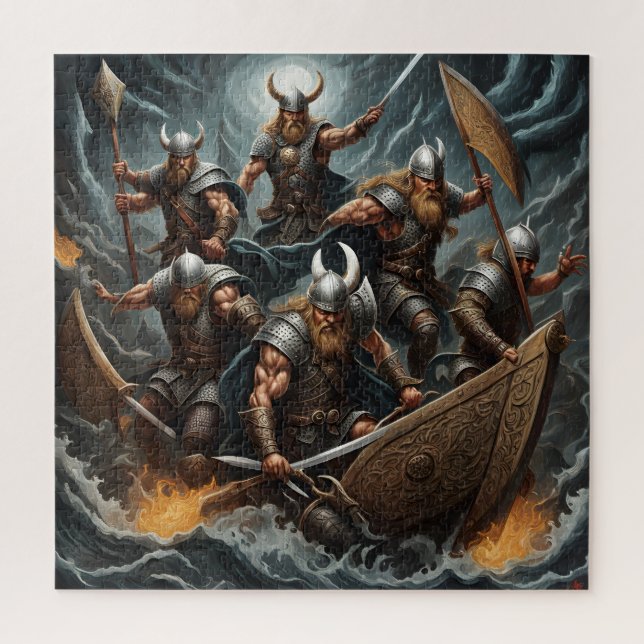 Rompecabezas de vikings (Vertical)