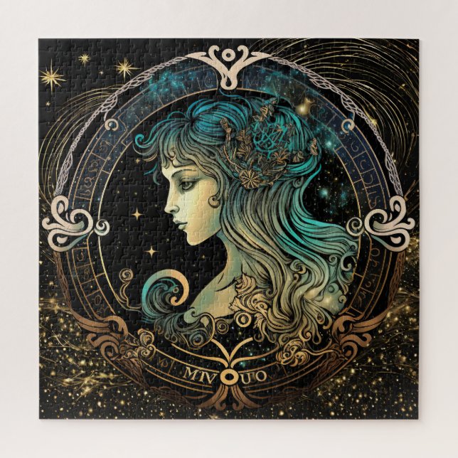 Rompecabezas de virgo de Rótulo zodiaco, 20 "x20"  (Vertical)