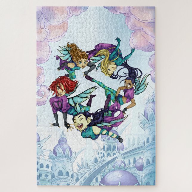 Rompecabezas de W.i.t.c.h. über Kandrakar (Vertical)