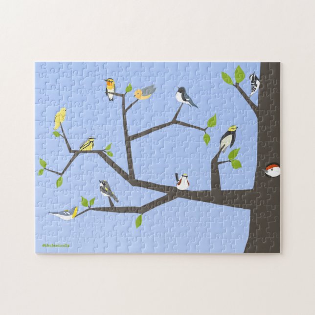 Rompecabezas de Warbler (Horizontal)