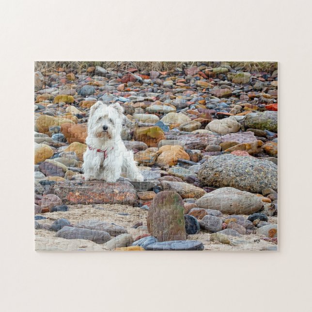 Rompecabezas de West Highland White Terrier (Horizontal)