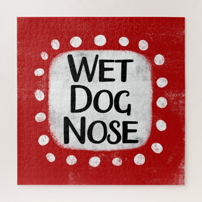 Rompecabezas de Wet Dog Nose Jigsaw (Vertical)