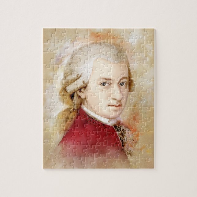 Rompecabezas de Wolfgang Amadeus Mozart (Vertical)