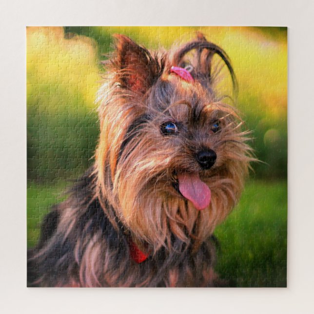 Rompecabezas de Yorkshire Terrier (Vertical)
