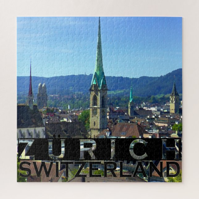 Rompecabezas de Zurich Square (Vertical)
