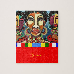 Rompecabezas decorativo africano