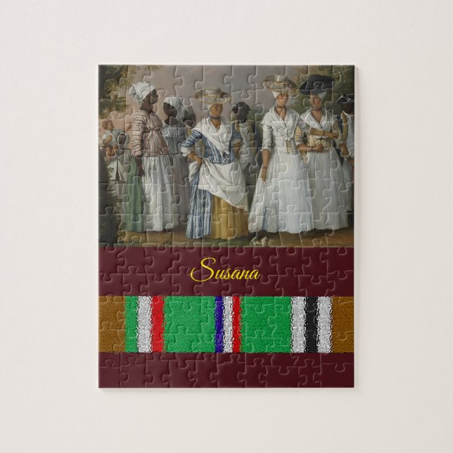 Rompecabezas decorativo africano (Vertical)