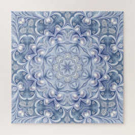 Rompecabezas decorativo azul