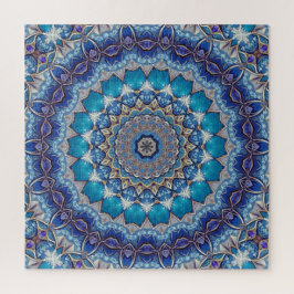 Rompecabezas decorativo azul