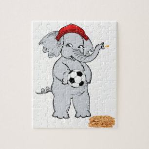 Rompecabezas decorativo de elefante