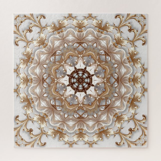 Rompecabezas decorativo de oro (Vertical)