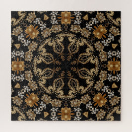 Rompecabezas decorativo de oro